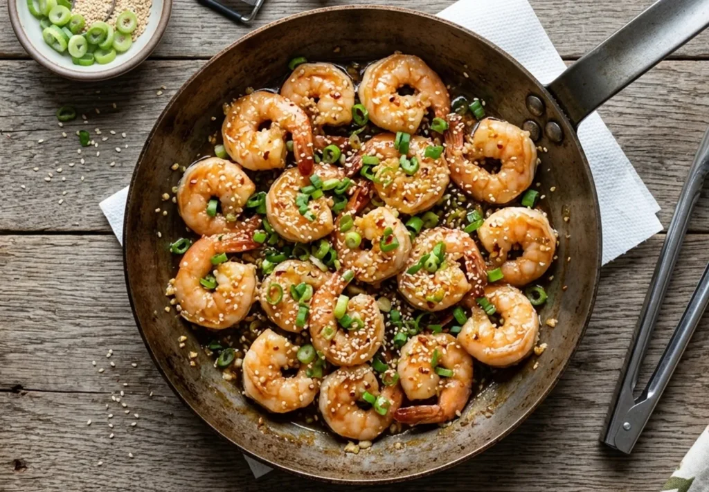 honey garlic shrimp