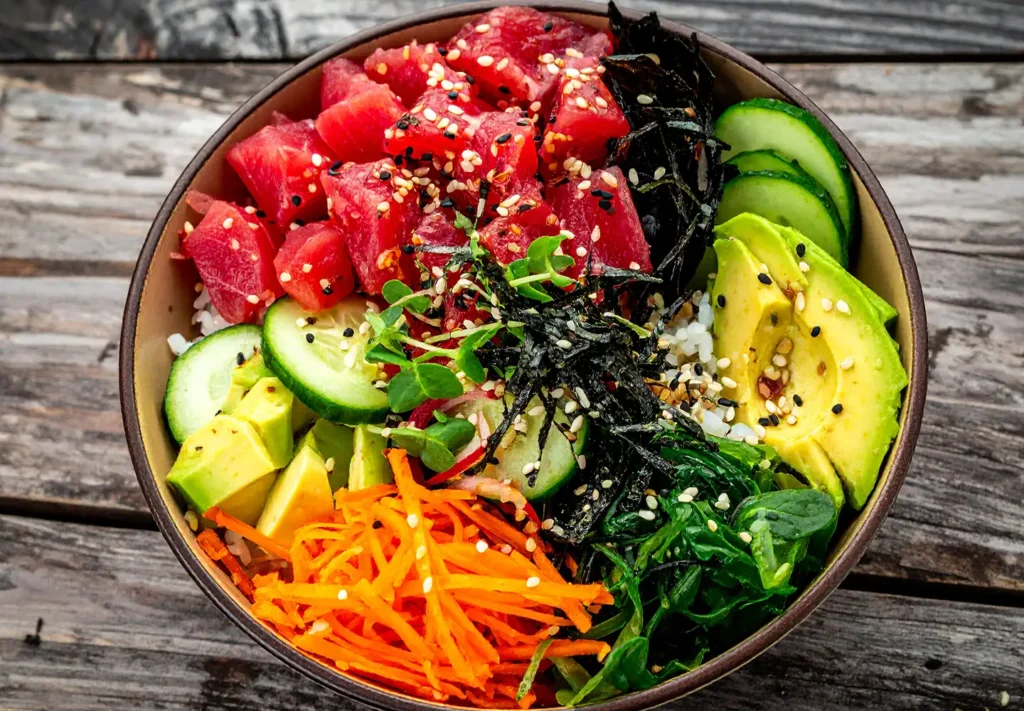 Yellowfin Tuna Poke bowl