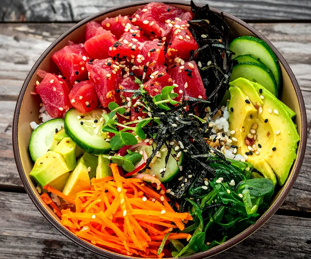 Yellowfin Tuna Poke bowl