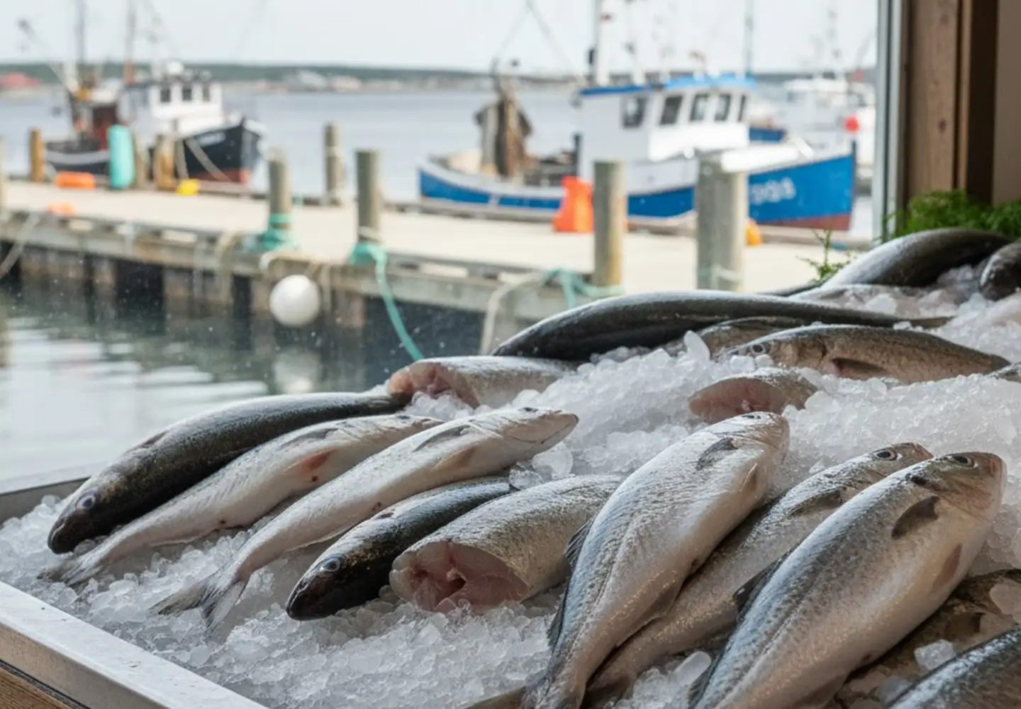 haddock on ice