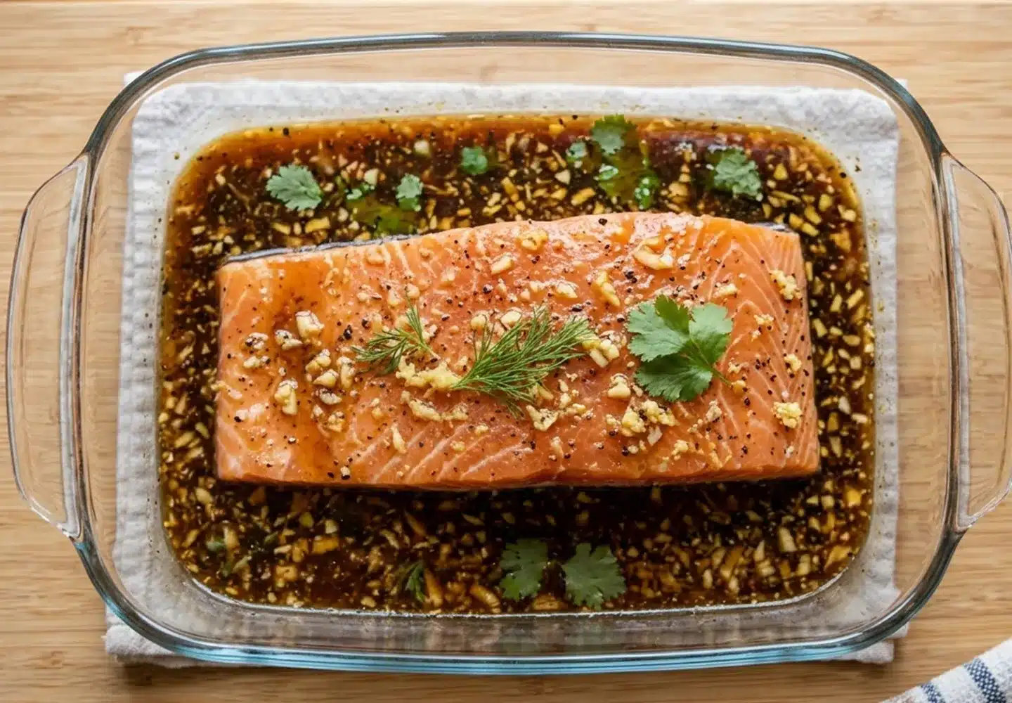 marinating fish