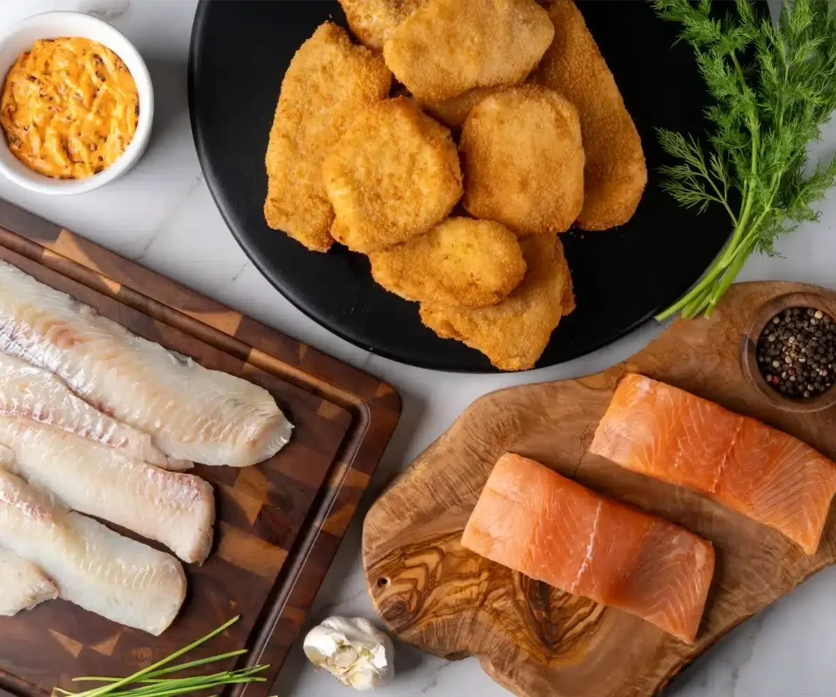Haddock and salmon Haddock & Salmon