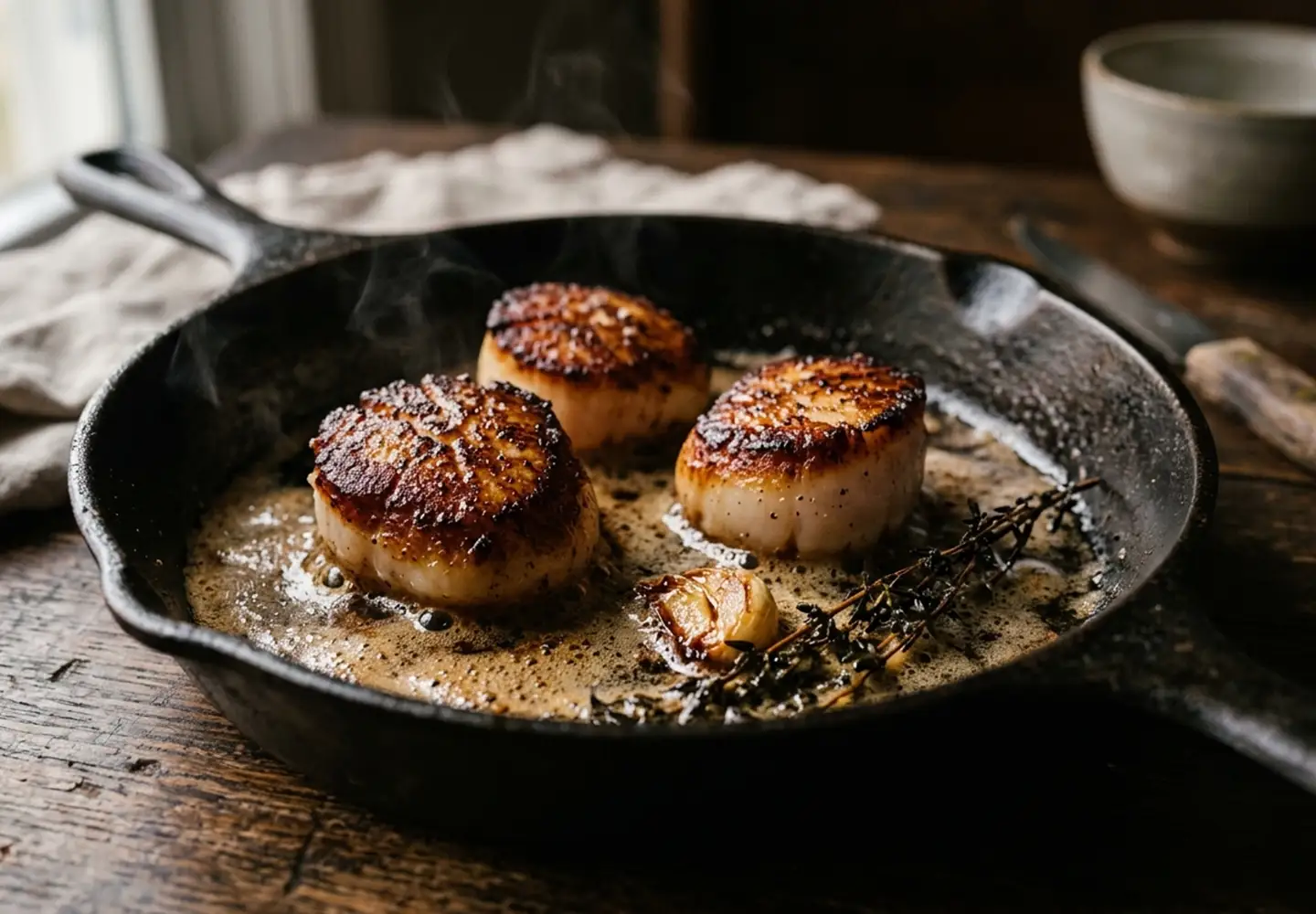 How to cook scallops