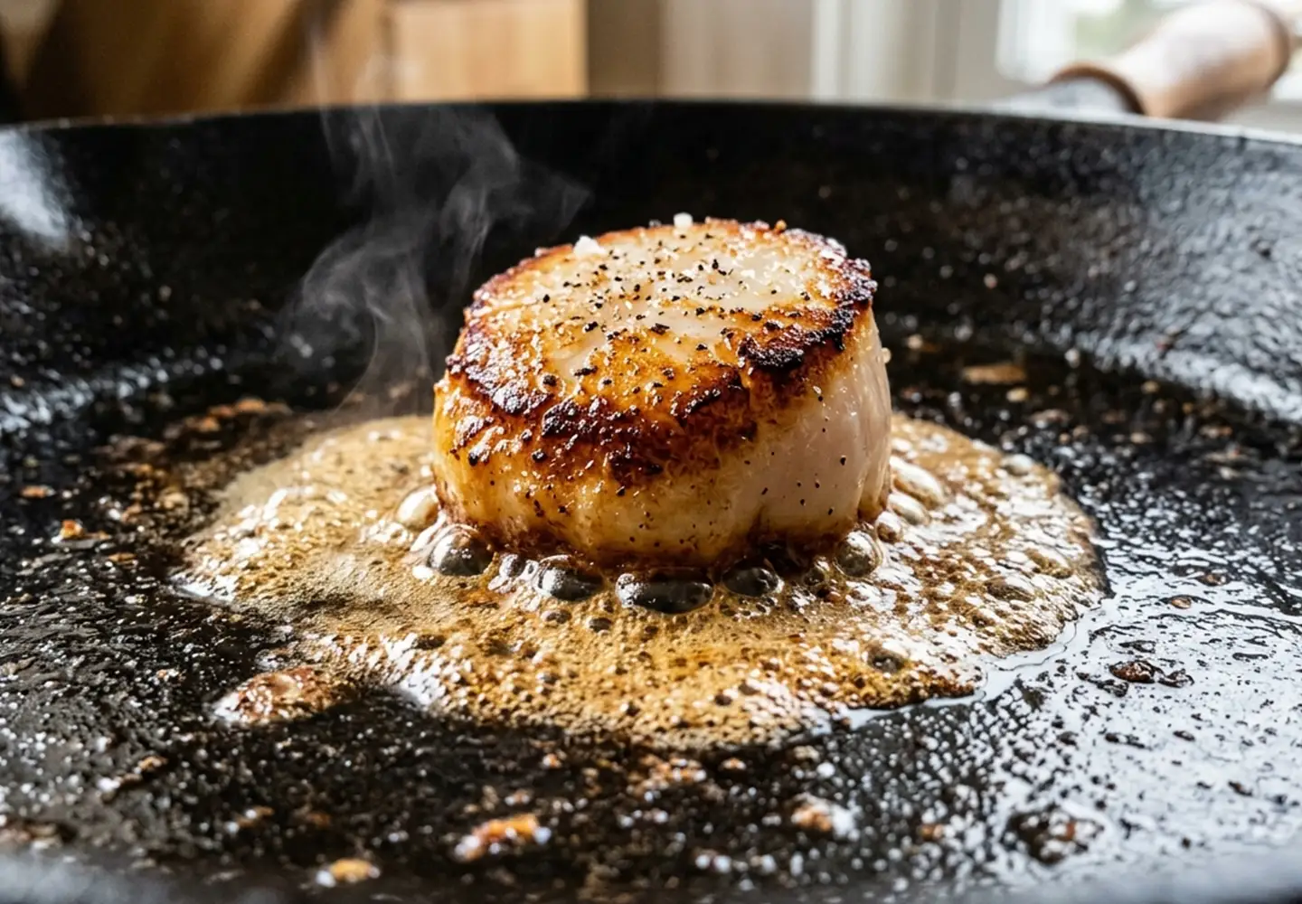 dry-packed scallops